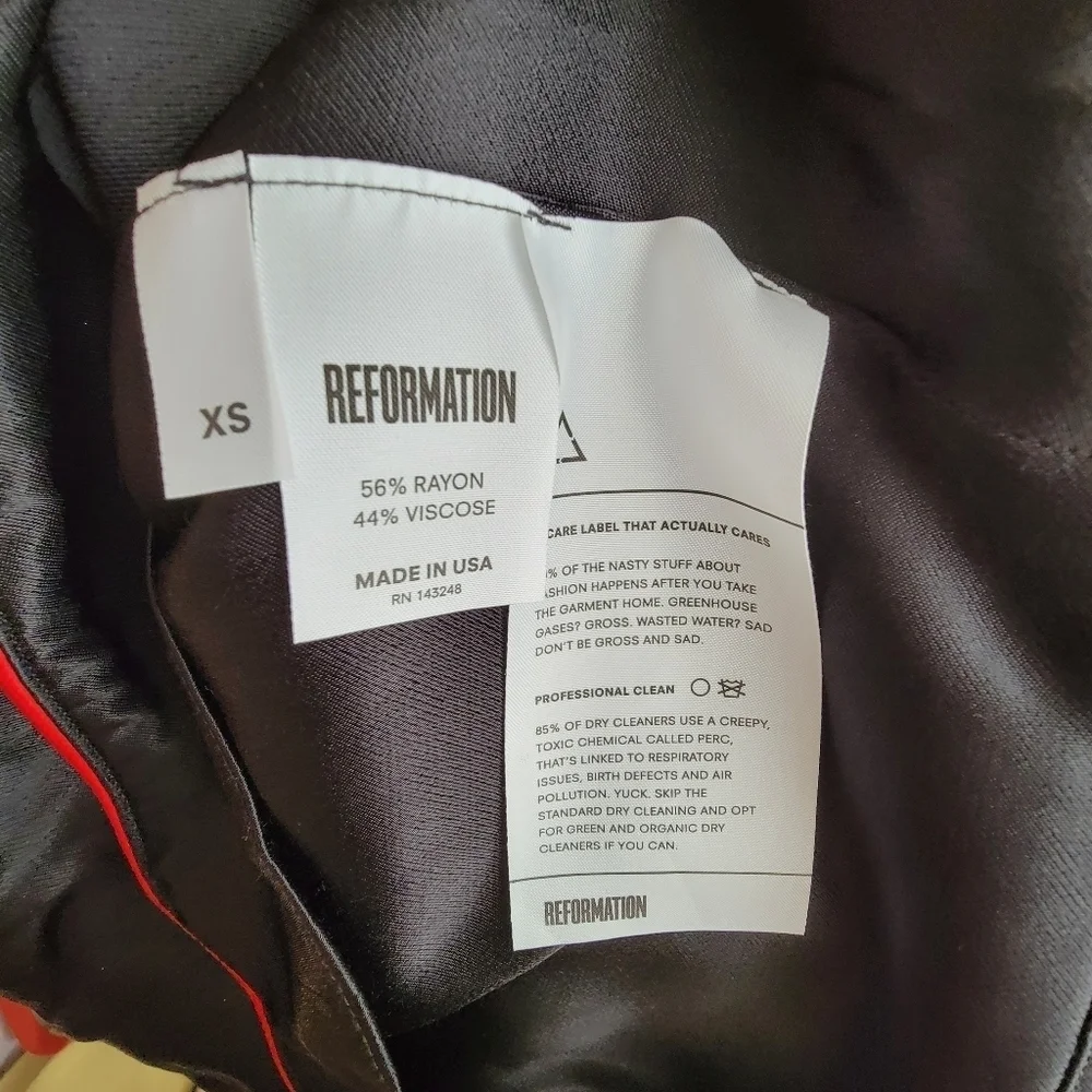 Reformation Dallas Jacket in Black size XS NWT
